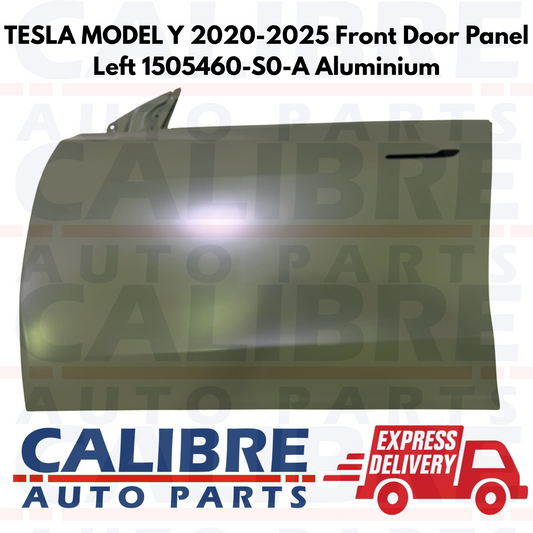 TESLA MODEL Y 2020-2025 Front Door Panel Left 1505460-S0-A Aluminium