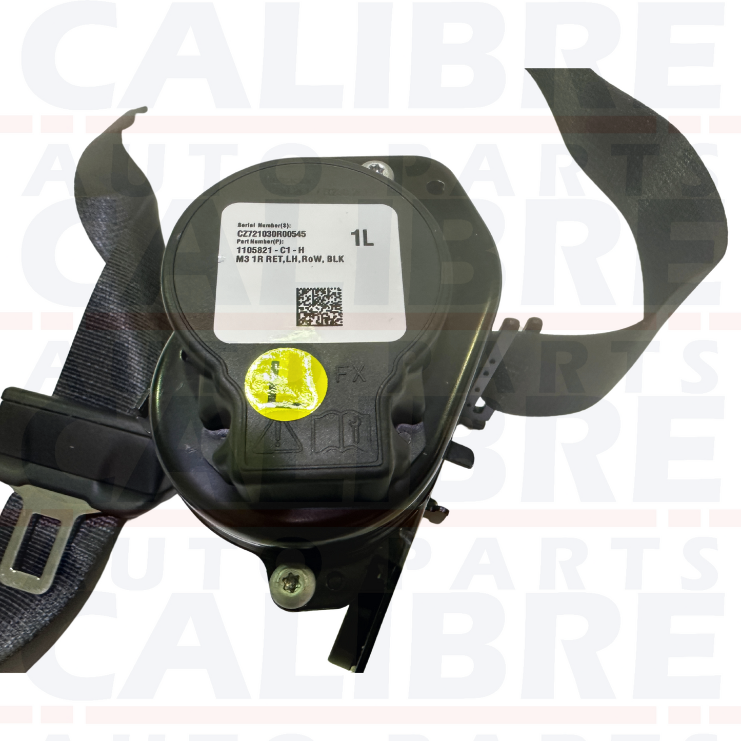 TESLA Model 3 FRONT LEFT SEAT BELT & PRETENSIONER 1090322-C1-C 1105821-C1-H