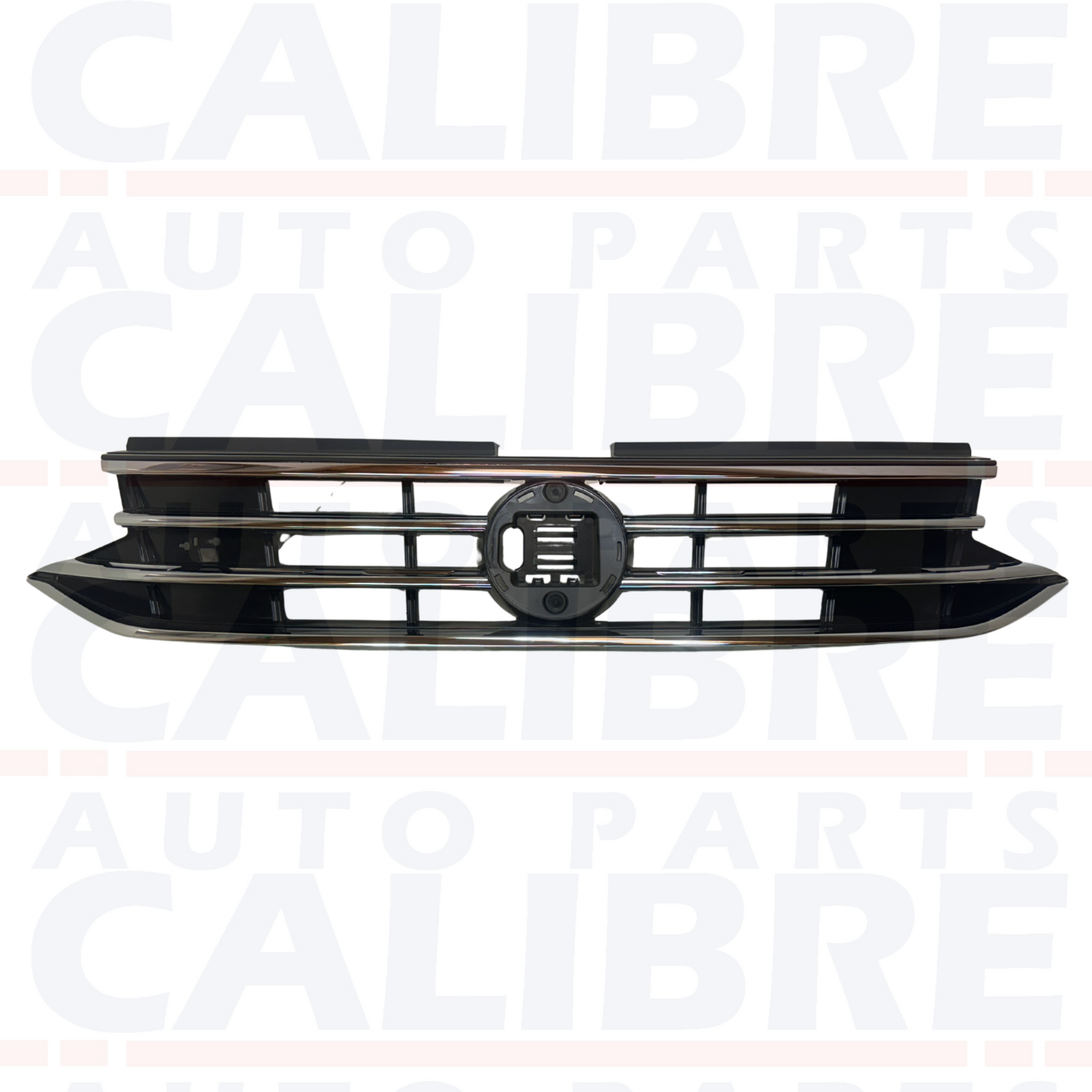 For VW VOLKSWAGEN TIGUAN R / R LINE 2019-2023 FRONT BUMPER TOP UPPER GRILL BLACK