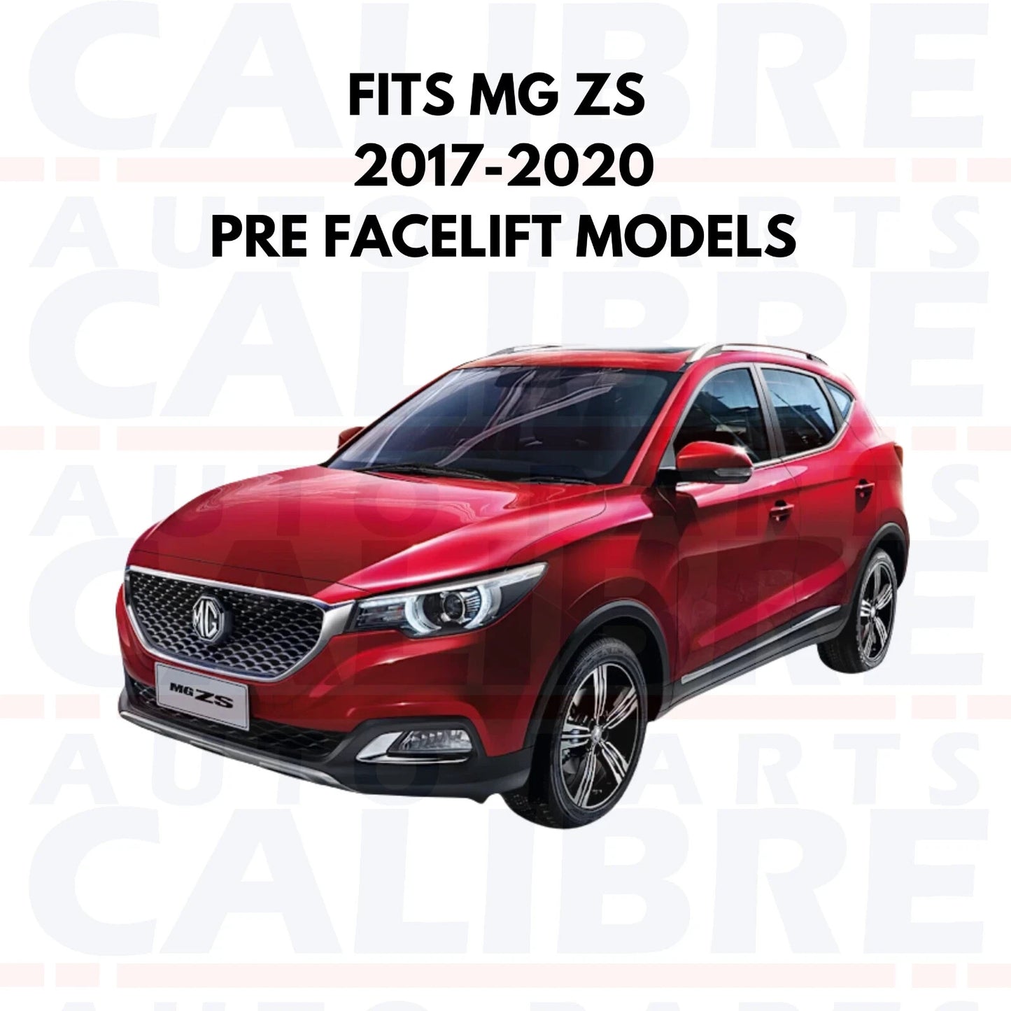 MG ZS 2017-2020 Front Bumper Lower Silver Spoiler Trim - 10336894