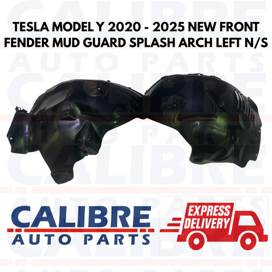 TESLA MODEL Y 2020 - 2025 NEW FRONT FENDER MUD GUARD SPLASH ARCH LEFT N/S