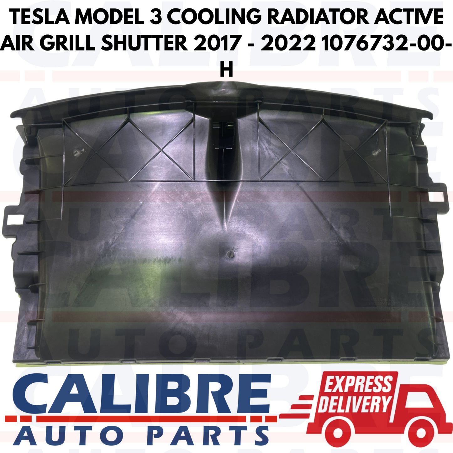 TESLA MODEL 3 COOLING RADIATOR ACTIVE AIR GRILL SHUTTER 2017 - 2022 1076732-00-H