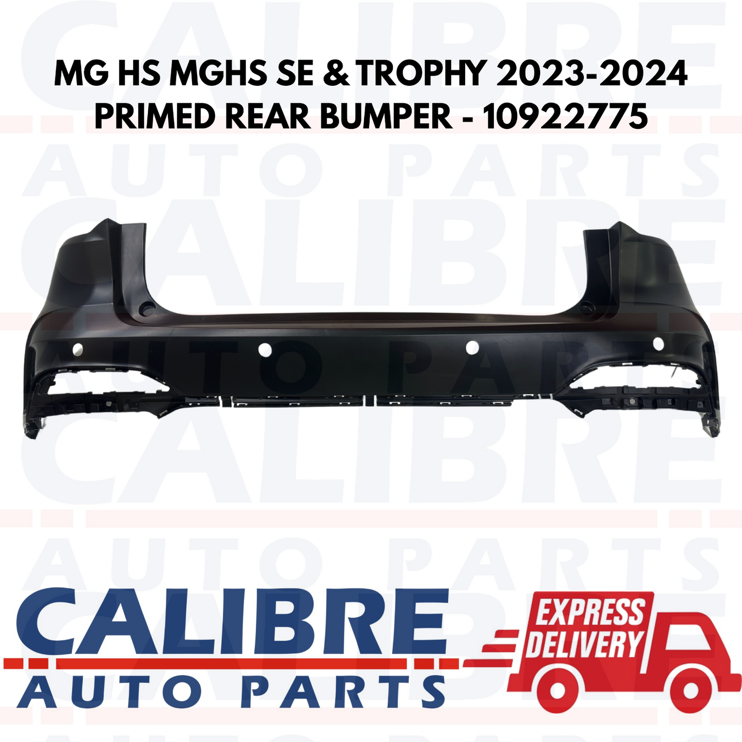 MG HS SE & TROPHY MK1 2023-2024 Primed Black Rear Bumper Fascia Skin - 10922775