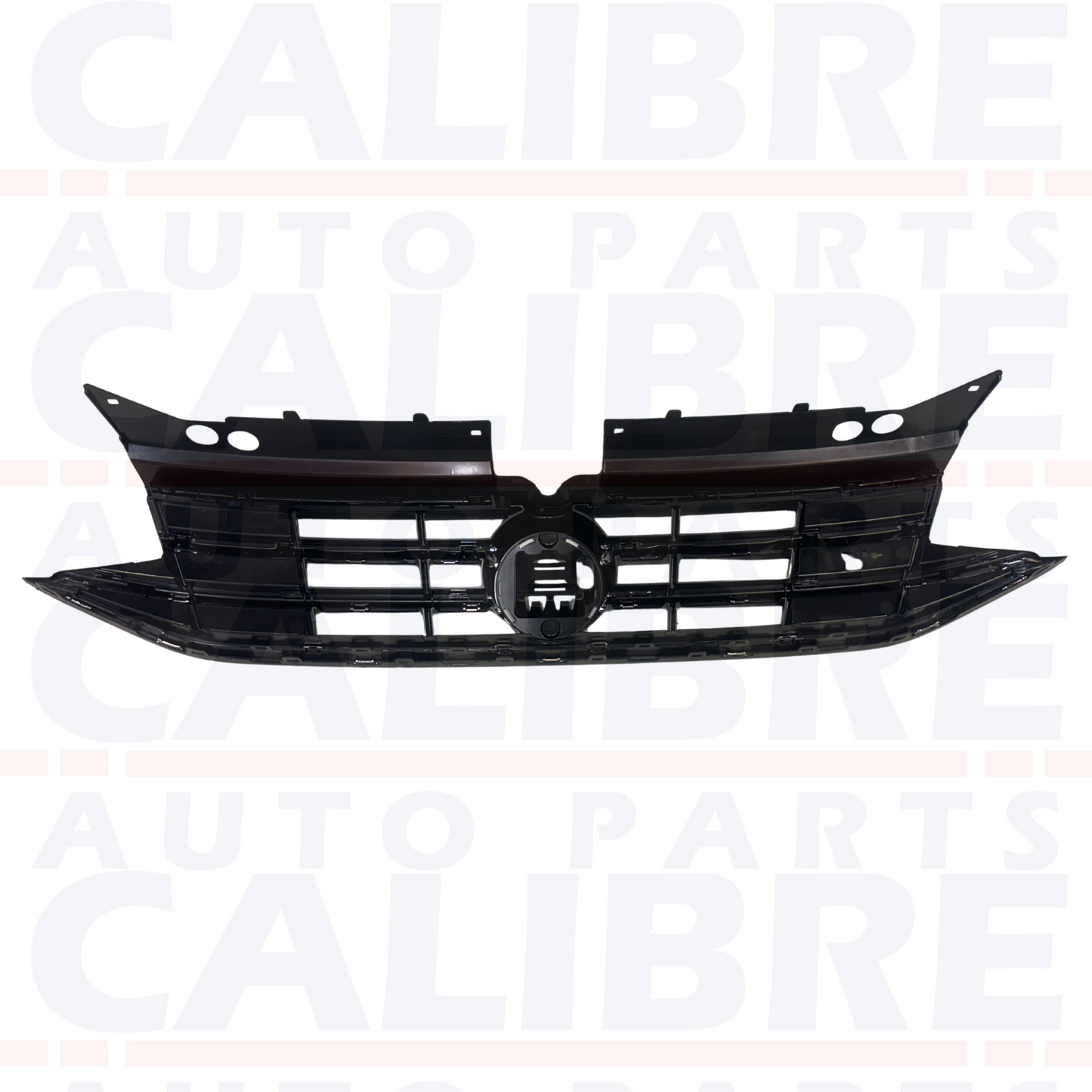 For VW VOLKSWAGEN TIGUAN R / R LINE 2019-2023 FRONT BUMPER TOP UPPER GRILL BLACK