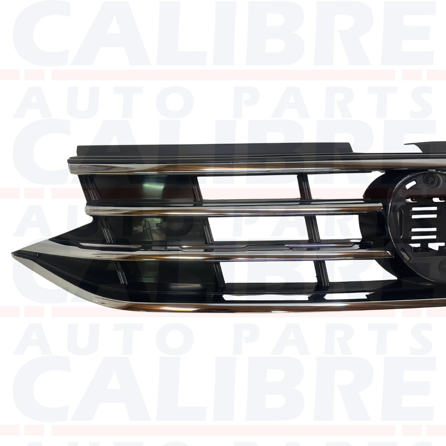 For VW VOLKSWAGEN TIGUAN R / R LINE 2019-2023 FRONT BUMPER TOP UPPER GRILL BLACK