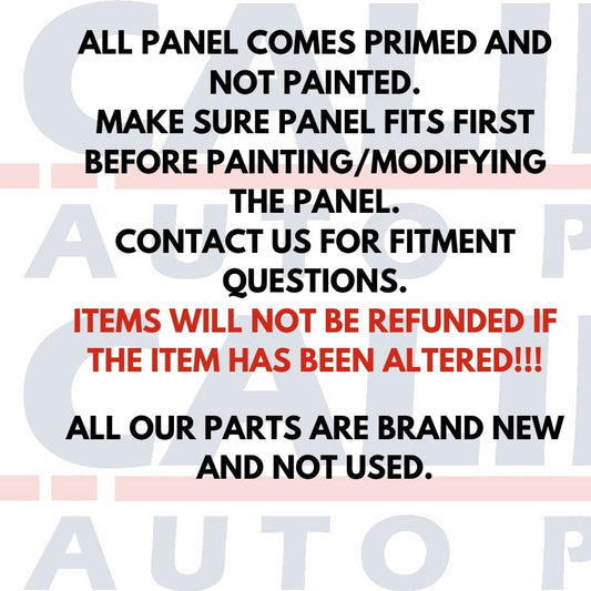 MG 5 Excite & Exclusive 2020 - 2023 Front Primed Bonnet Hood Panel