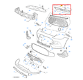 MG HS 2023-2024 FRONT UPPER BRACKET RADIATOR PANEL