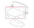 MG5 2020-2023 Bonnet Hood