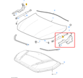 MG HS 2018-2024 Front Left Bonnet Hood Hinge