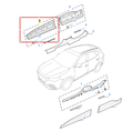 MG HS 2018-2024 Front Right Door Moulding Trim