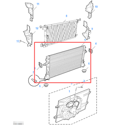 MG5 2020-2026 WATER RADIATOR