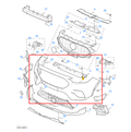 MG ZS 2020-2024 Front Upper Bumper Section
