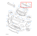 MG ZS 2020-2024 Front Slam Panel Cover Trim