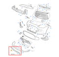 MG HS 2023-2024 Front Lower Bumper Spoiler Trim