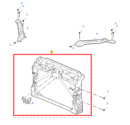 MG5 2020-2026 Radiator Panel