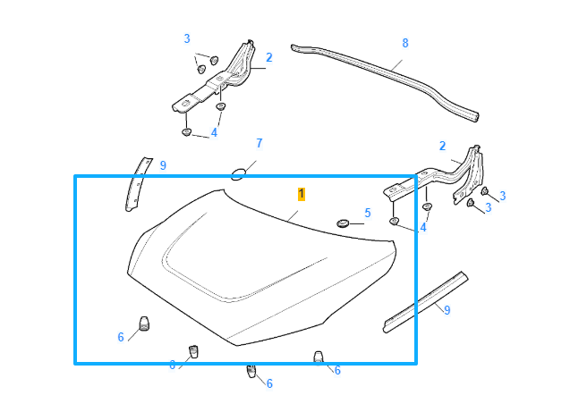 MG4 2022-2026 Bonnet Hood Panel