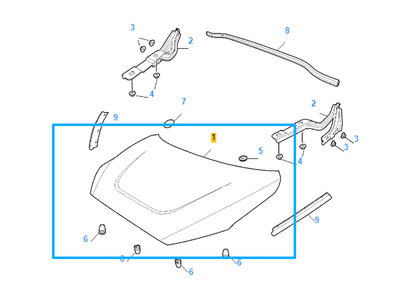 MG4 2022-2026 Bonnet Hood Panel