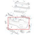 MG5 2022-2026 Rear Bumper