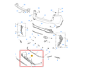 MG HS MK2 2023-2026 Rear Lower Bumper Valance Spoiler