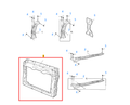 MG HS MK2 2024-2026 Front Radiator Panel