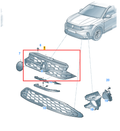 VW Taigo 2020-2026 Front Upper Grille