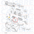 MG 4 EV SE & TROPHY 2022-2025 Front Bumper Lower Moulding Trim - 11183309