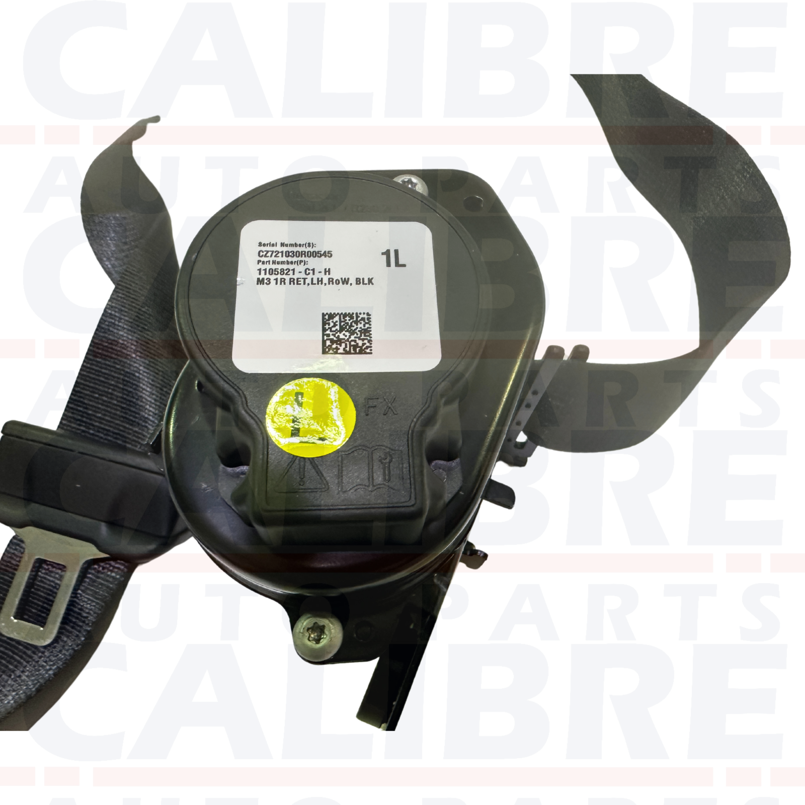 TESLA Model 3 FRONT LEFT SEAT BELT & PRETENSIONER 1090322-C1-C 1105821-C1-H