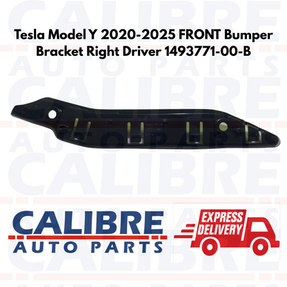 Tesla Model Y 2020-2025 FRONT Bumper Bracket Right Driver 1493771-00-B