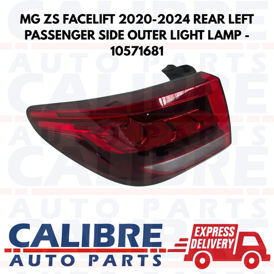 MG ZS 2020-2024 Facelift Rear Left Passenger Side Outer Light Lamp - 10571681