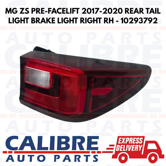 MG ZS  2017-2020 Rear Right Driver Side Outer Tail Brake Light RH - 10293792