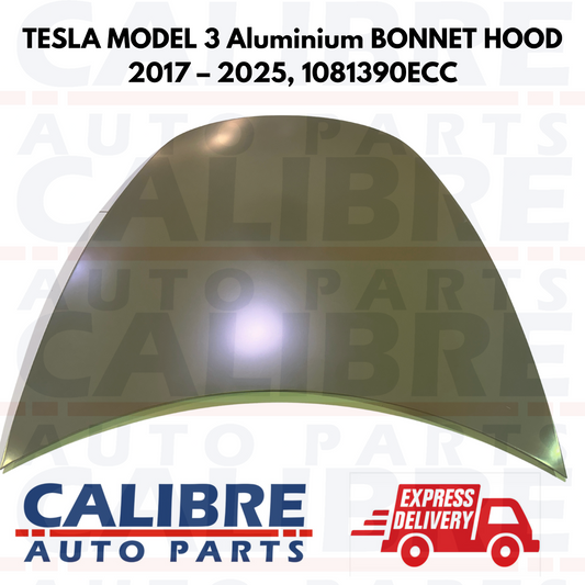 TESLA MODEL 3 Aluminium BONNET HOOD 2017 – 2025, 1081390ECC