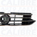 For VW VOLKSWAGEN TIGUAN R / R LINE 2019-2023 FRONT BUMPER TOP UPPER GRILL BLACK