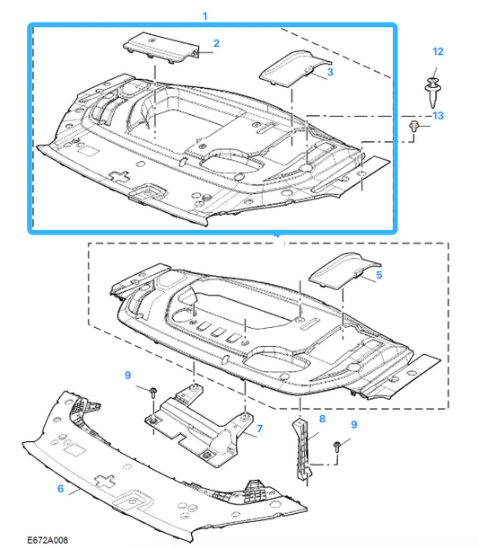 MG HS SE & TROPHY 2021-2024 Engine Board Cover Tray Panel - 30136829