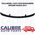 TESLA MODEL 3 2017-2024 REAR BUMPER DIFFUSER 1103035-00-D