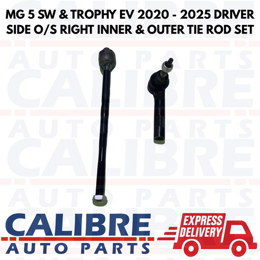 MG 5 SW & TROPHY EV 2020 - 2025 DRIVER SIDE O/S RIGHT INNER & OUTER TIE ROD SET