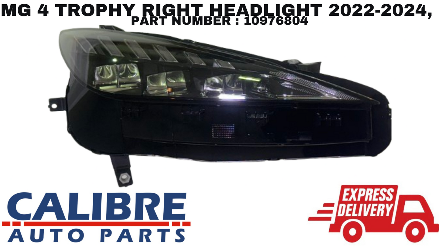 MG 4 TROPHY 2022-2024 LED Complete Headlight Headlamp Right Driver RH - 10976804