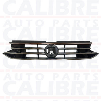 For VW VOLKSWAGEN TIGUAN R / R LINE 2019-2023 FRONT BUMPER TOP UPPER GRILL BLACK