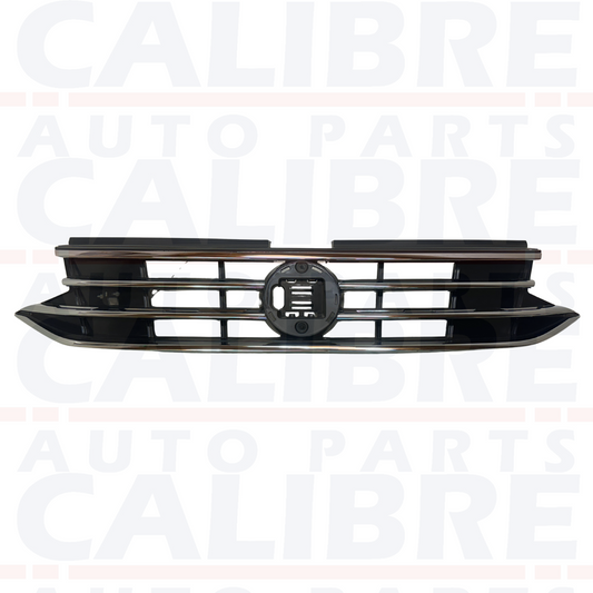 For VW VOLKSWAGEN TIGUAN R / R LINE 2019-2023 FRONT BUMPER TOP UPPER GRILL BLACK
