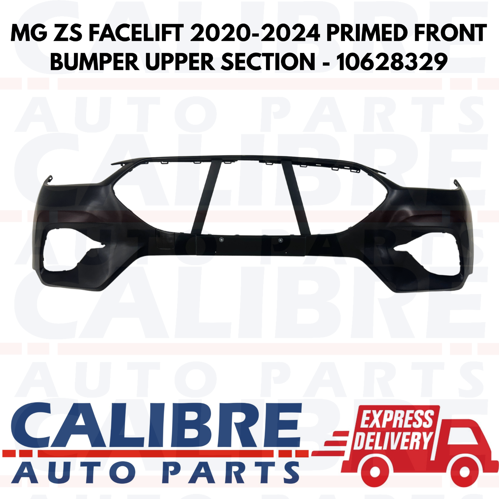 MG ZS 2020-2024 Primed Front Main Bumper Upper Section - 10628329