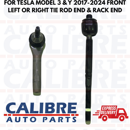 FOR TESLA MODEL 3 & Y 2017-2024 FRONT LEFT OR RIGHT TIE ROD END & RACK END