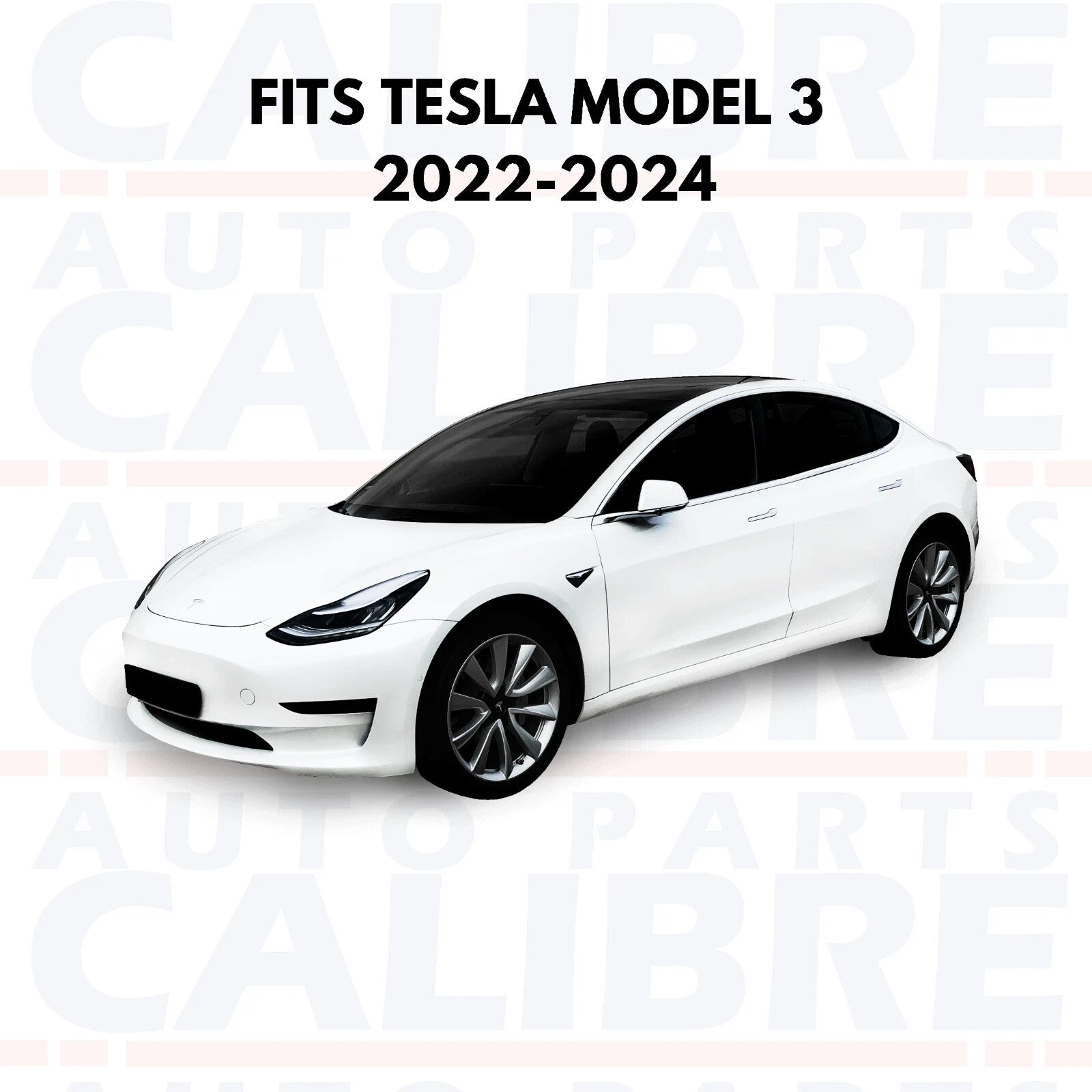 TESLA MODEL 3 2017 - 2024 PRIMED REAR BUMPER 1083983-00-I