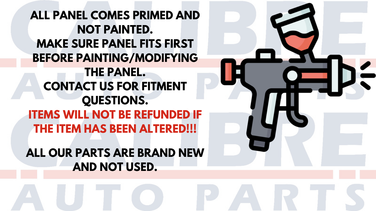 Tesla Model Y 2020-2024 Front Right Side RH Wing Panel Fender