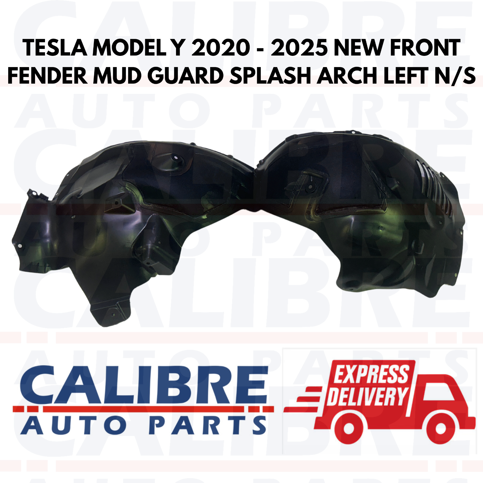 TESLA MODEL Y 2020 - 2025 NEW FRONT FENDER MUD GUARD SPLASH ARCH LEFT N/S