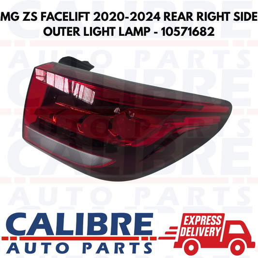MG ZS 2020-2024 Rear Right Driver Side Outer Brake Light Lamp - 10571682