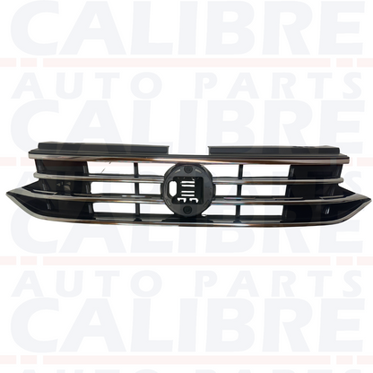 For VW VOLKSWAGEN TIGUAN R / R LINE 2019-2023 FRONT BUMPER TOP UPPER GRILL BLACK
