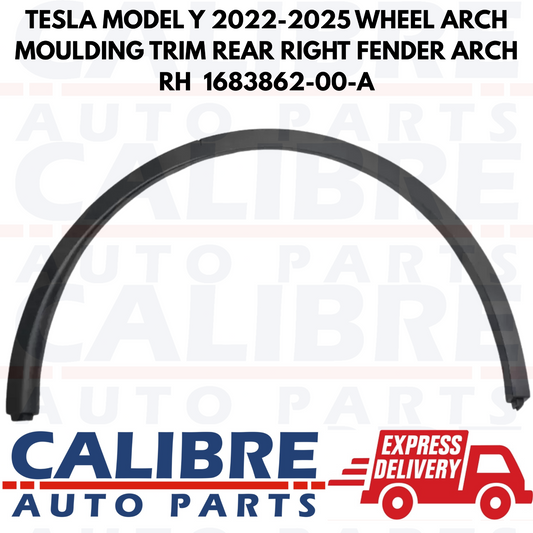 TESLA MODEL Y 2022-2025 WHEEL ARCH MOULDING TRIM REAR RIGHT FENDER ARCH RH
