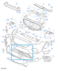 MG ZS 2020-2024 Petrol Front Bumper Air Intake Lower Grille - 106288332