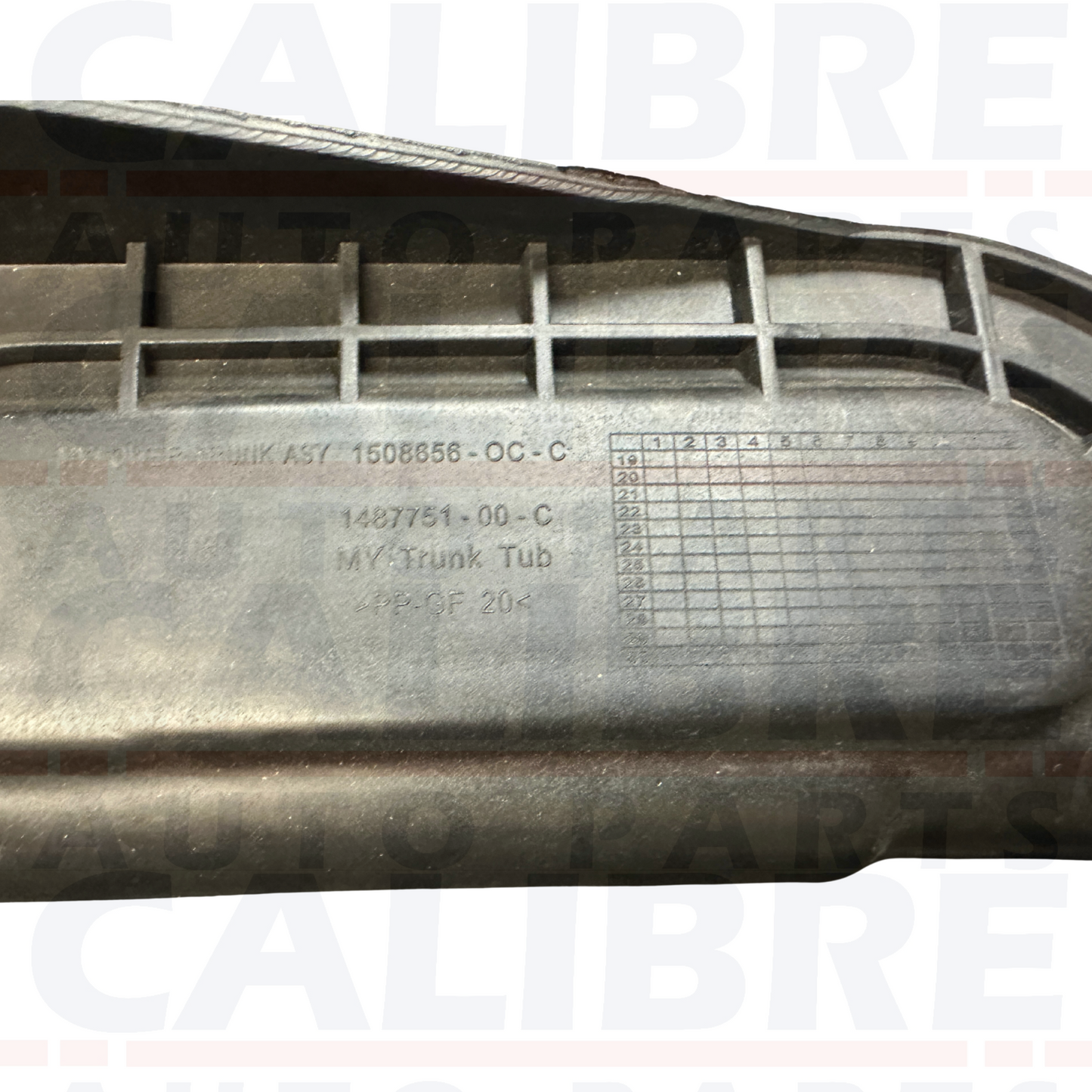 TESLA MODEL Y 2019-2024 REAR TRUNK STORAGE TRAY TUB 1487751-00-D 1508656-00-F