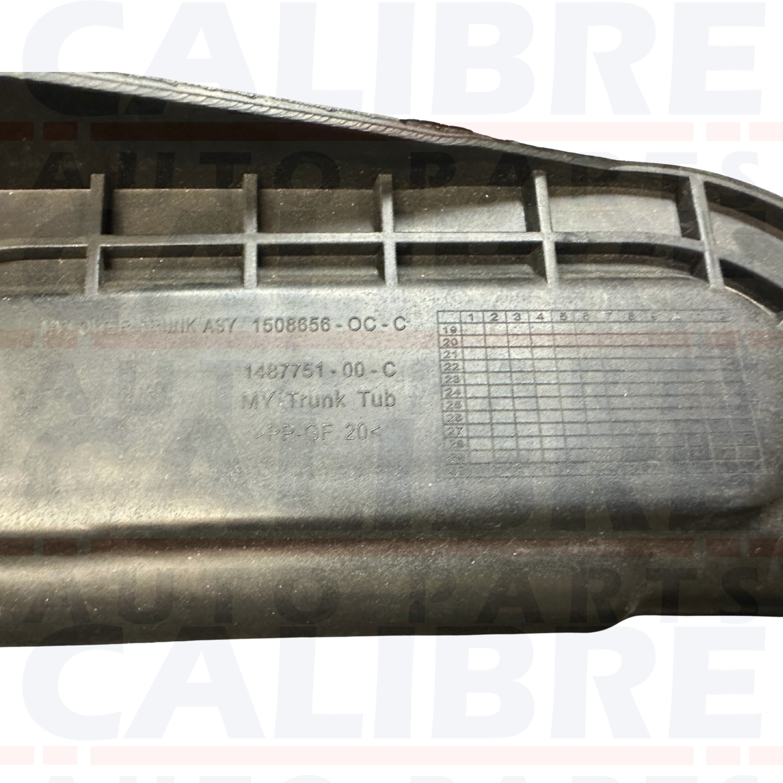 TESLA MODEL Y 2019-2024 REAR TRUNK STORAGE TRAY TUB 1487751-00-D 1508656-00-F