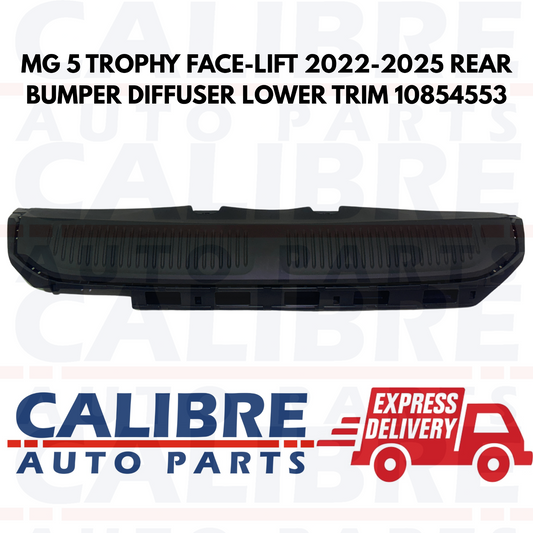 MG 5 TROPHY FACELIFT 2022-2025 REAR BUMPER DIFFUSER LOWER TRIM 10854553